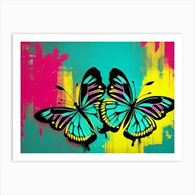 Butterfly Painting 123 Art Print