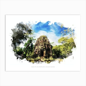 Sambor Prei Kuk, Northwestern Cambodia, Cambodia Art Print