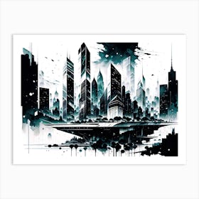 Cityscape 26 Art Print