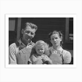 Mormon Farmer And His Family, Cache County, Utah By Russell Lee Art Print