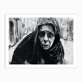 'The Old Woman' Art Print