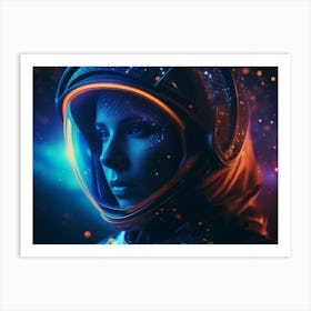 Portrait Of An Astronaut Art Print