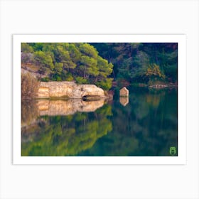 Reflection In A Foix Lake 20171118 2279pub Art Print