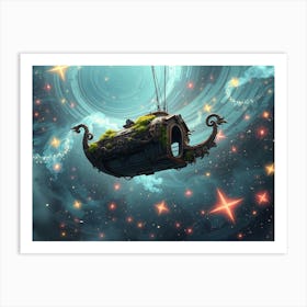 Spaceship 7 Art Print