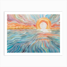 'Sunrise' 45 Art Print