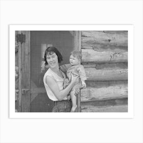 Mrs Huravitch And Youngest Son, Williams County, North Dakota By Russell Lee Art Print