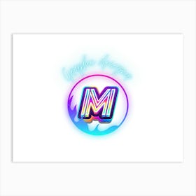 Mattia's logo Art Print