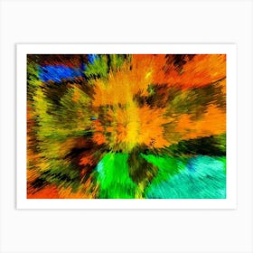 Acrylic Extruded Painting 191 Art Print