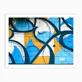 Porto Brick Wall Art Print