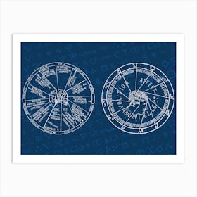 Zodiac Signs - Alchemy constellations poster Art Print