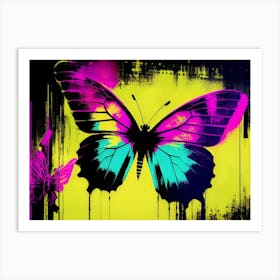 Butterfly Painting 112 Art Print