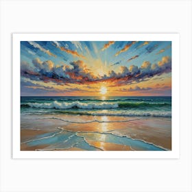 Seascape 2 40x30in 12000x9000px 47 Art Print