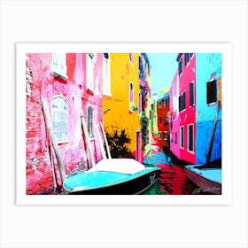 Venice Italy - Waterway Access Art Print