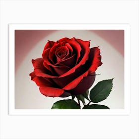 Red Rose Art Print