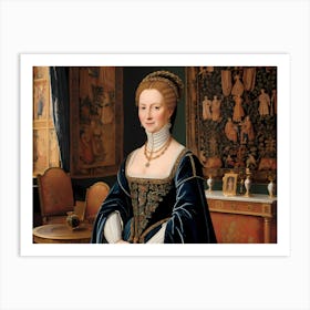 Anne Of Cleves Timeless Beauty: A Lady of the Renaissance Art Print