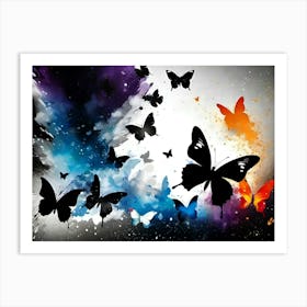 Butterfly Painting 71 Art Print