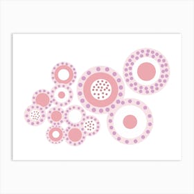 Pink Geometric Art Print