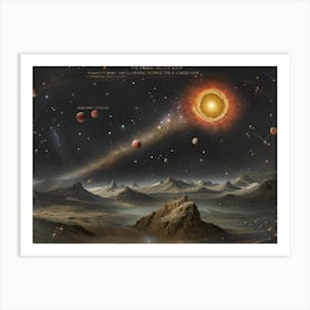 The Primary Matter That Is To Constitute The Cosmos (3rd Art) Art Print