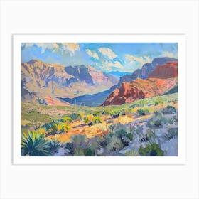 Western Landscapes Red Rock Canyon Nevada 1 Art Print