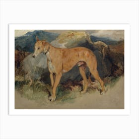 Vintage Greyhound Art Print