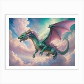 Dragon In The Sky 6 Art Print