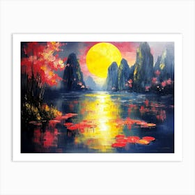 Lily Pond 5 Art Print