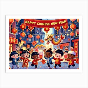 Happy Chinese New Year Art Print