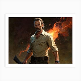 Walking Dead 7 Art Print