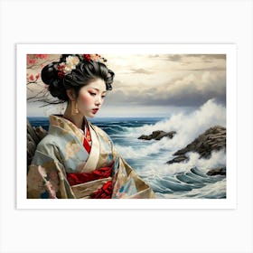 Geisha Art Print