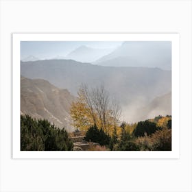 Himalaya Mountains In Autumn Art Print