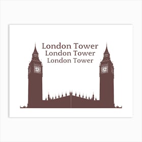 London Tower Art Print