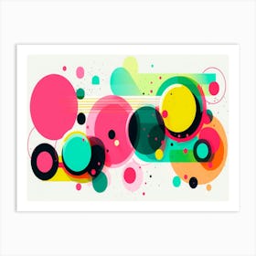 Abstract Circles 10 Art Print