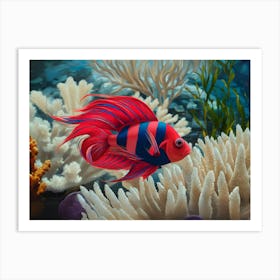 Betta Fish Art Print