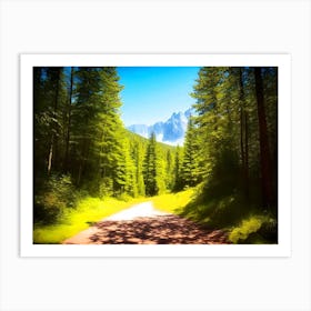 Road In The Mountains Art Print