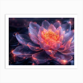 Lotus Flower 49 Art Print