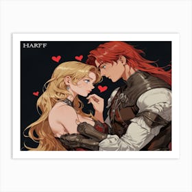 Harf And Harf Art Print