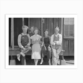 Family Of Fsa (Farm Security Administration) Client And Former Sharecropper, Southeast Missouri Far Art Print