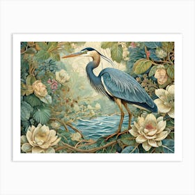 Blue Heron Art Print