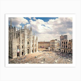 The Duomo Di Milano Or Milan Cathedral, Italy Art Print