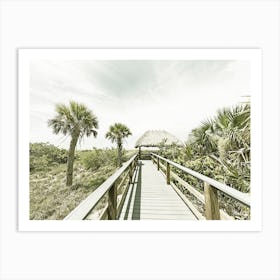 Bridge To The Beach Art Print