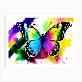 Colorful Butterfly 19 Art Print