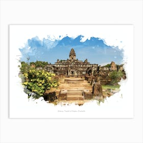 Bakong, Temples Of Angkor, Cambodia Art Print