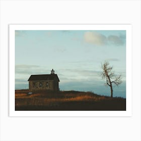 Church On A Hill Art Print