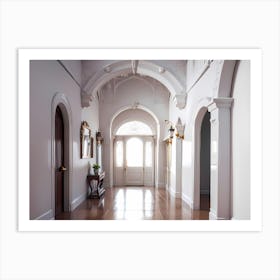 Hallway Stock Videos & Royalty-Free Footage 1 Art Print