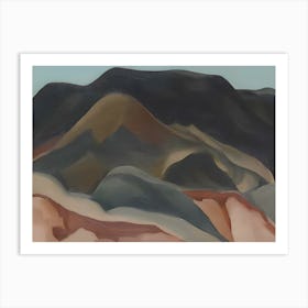 Georgia O'Keeffe - Another Place Near Abiquiu ,1930 Art Print