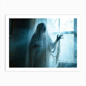 Ghost In The Window Art Print