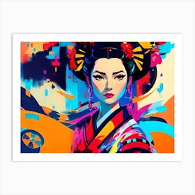 Geisha 119 Art Print