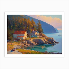 House By The Sea Art Print