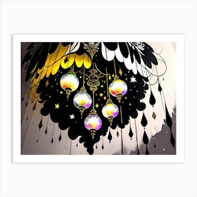 Islamic Chandelier Art Print