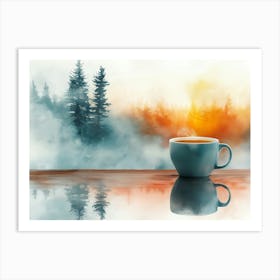 Cup Of Coffee Art Print